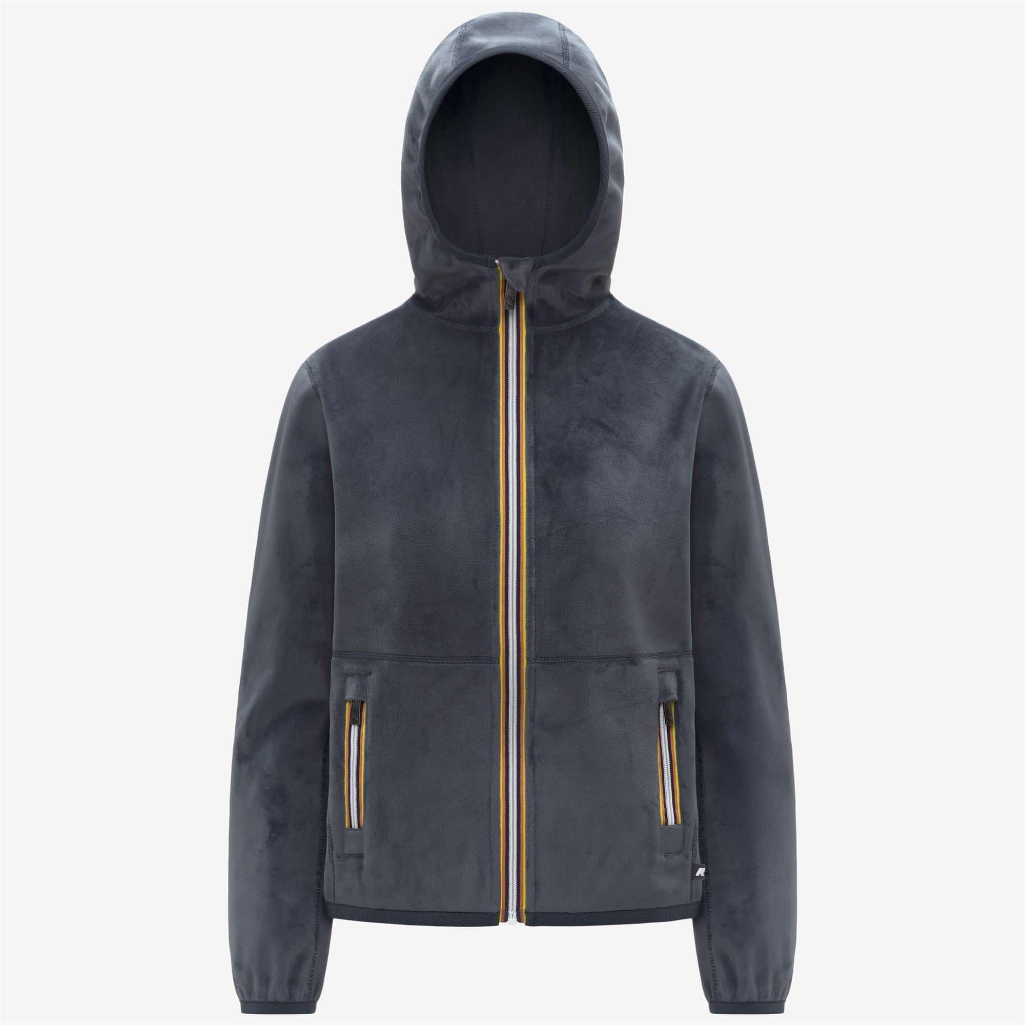 k-way-lily-velour-polar-double-veste-polaire-r-versible-femme-blue-airforce image 5