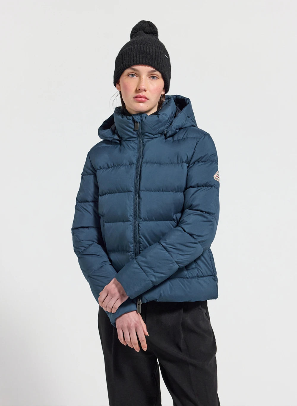 pyrenex-spoutnic-doudoune-femme-bleu-p-trole-capuche-amovible image 5