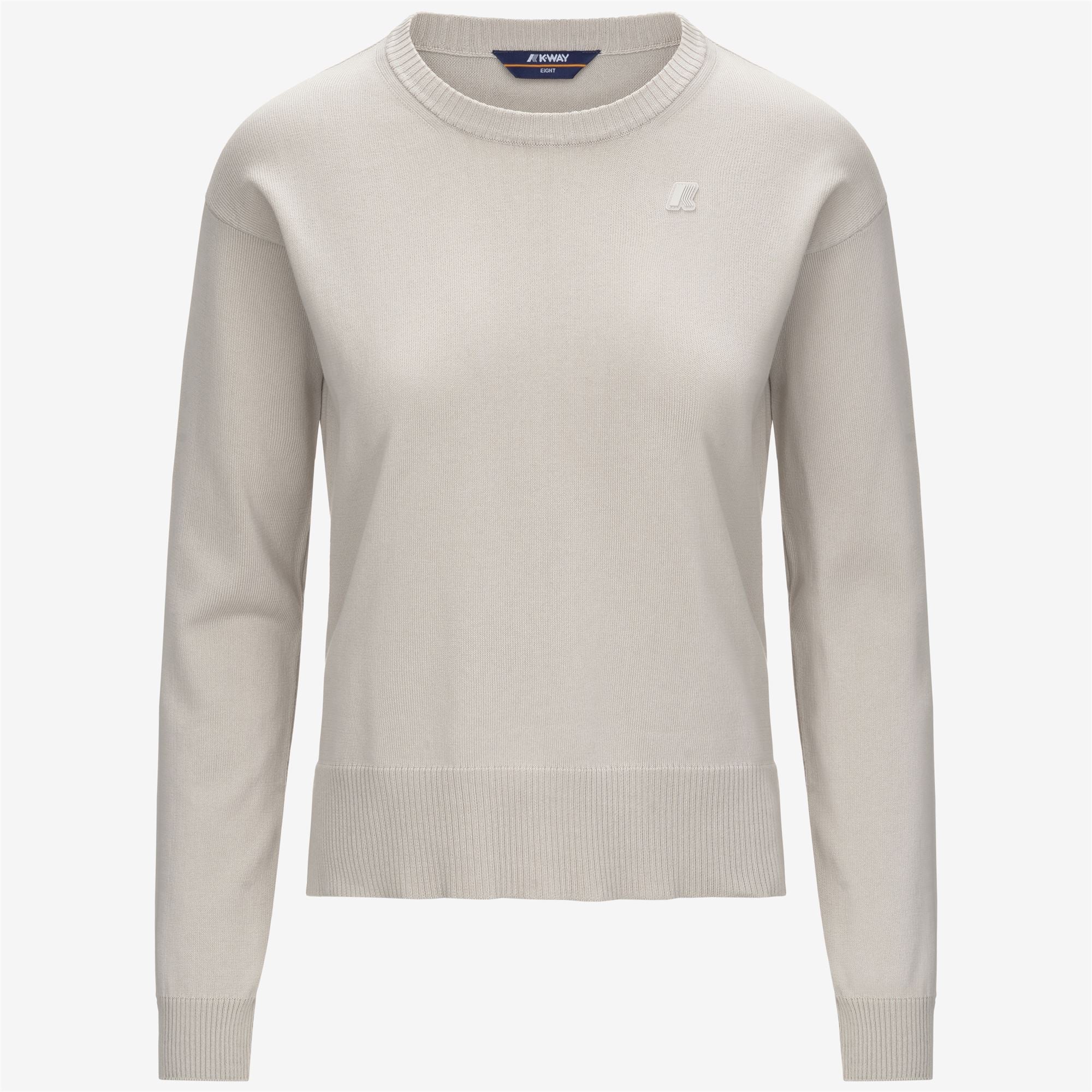 k-way-domitine-cotton-ps-pull-crop-femme-beige-lt image 5