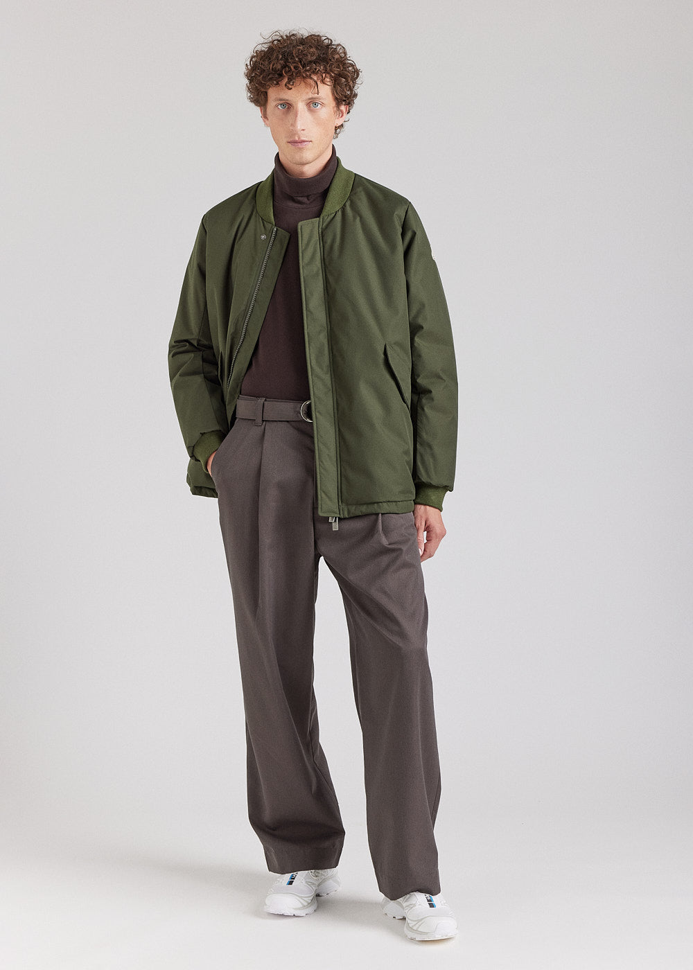 pyrenex-blouson-en-duvet-soulom-deep-khaki image 2