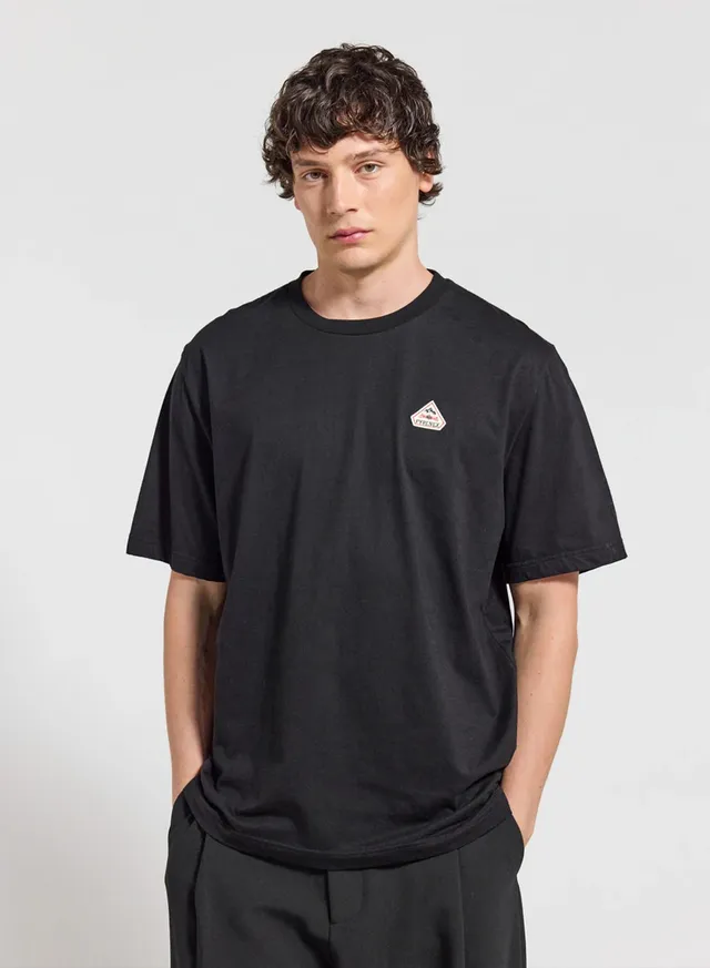 t-shirt-unisexe-pyrenex-classic-noir-coton-bio image 1