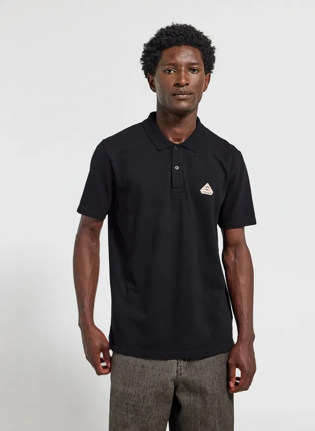 pyrenex-cobalt-polo-homme-coton-biologique-noir image 1
