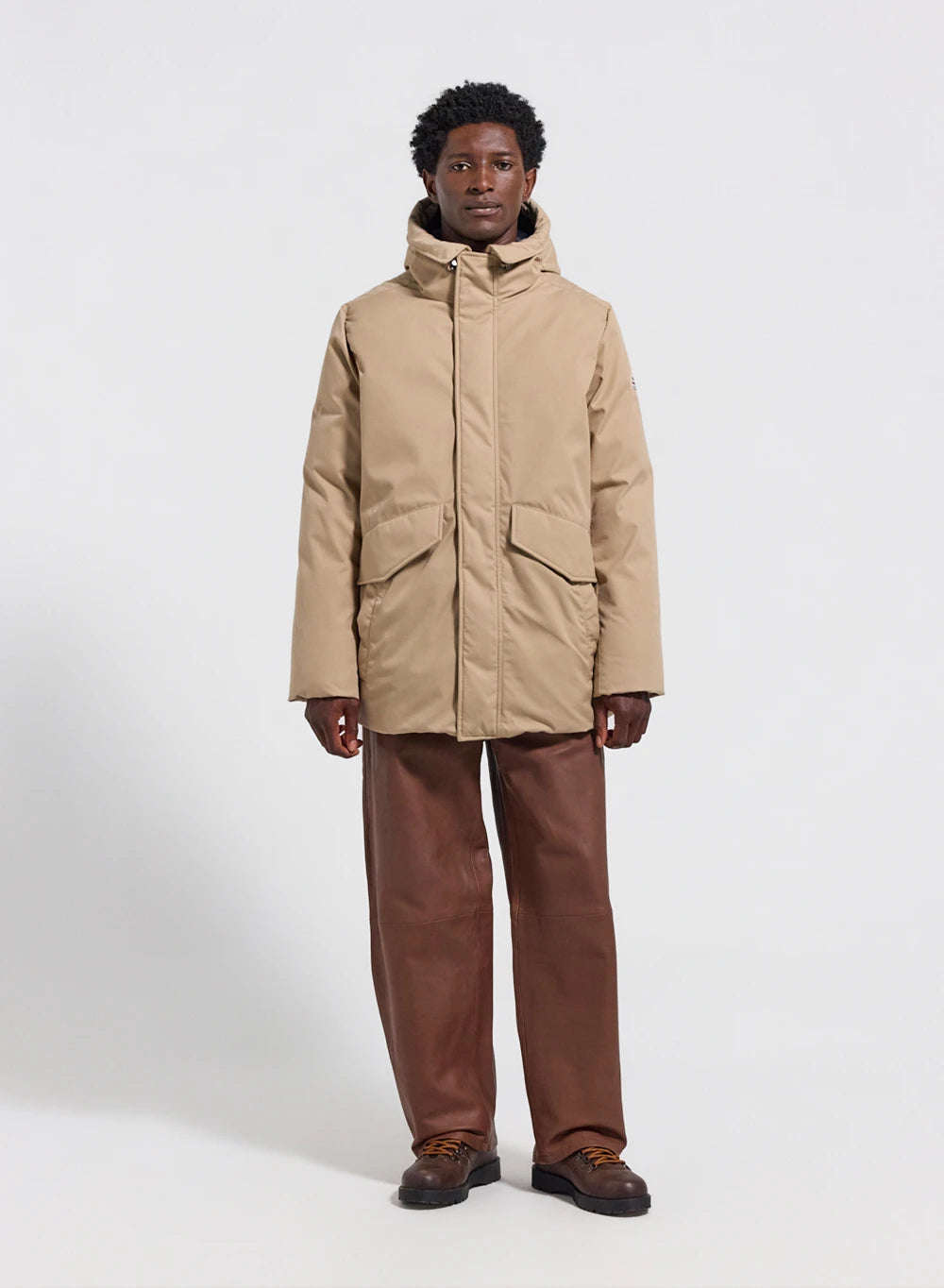 parka-matelass-e-capuche-homme-pyrenex-fingal-beige-clair image 2