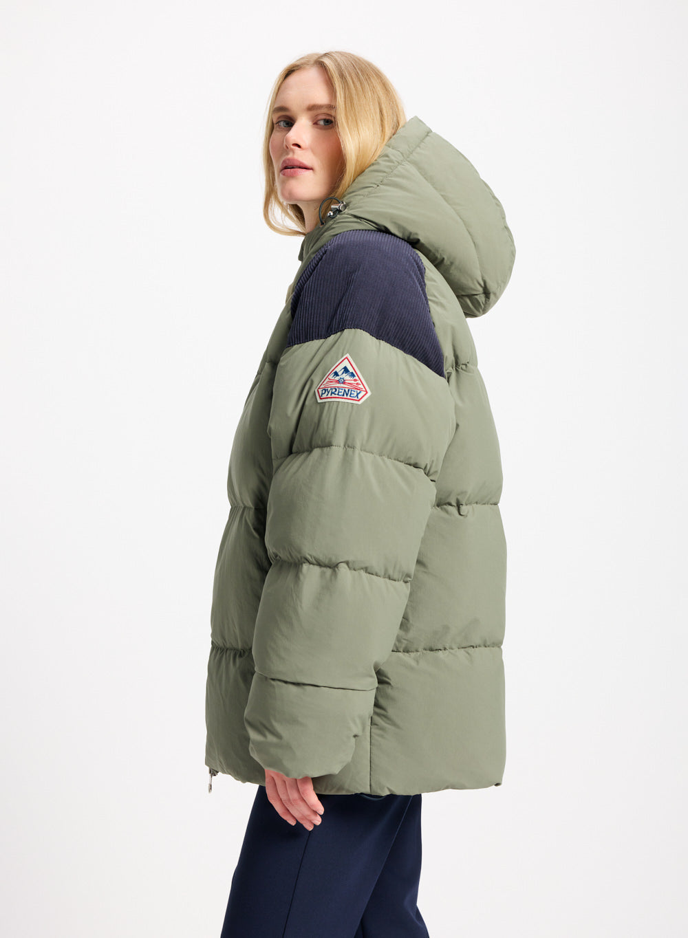 pyrenex-retro-sten-doudoune-unisexe-capuche-kaki image 5