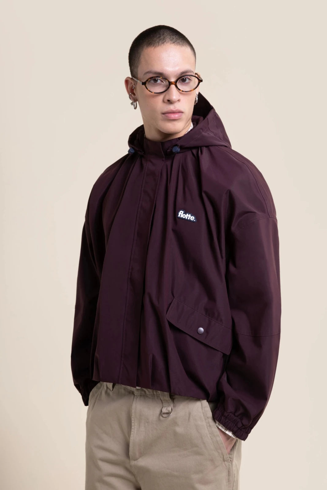 flotte-garance-veste-imperm-able-courte-beige-capuche-amovible image 8