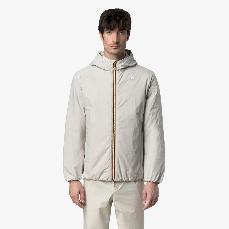 k-way-jack-plain-warm-veste-court-homme-beige-lt image 1