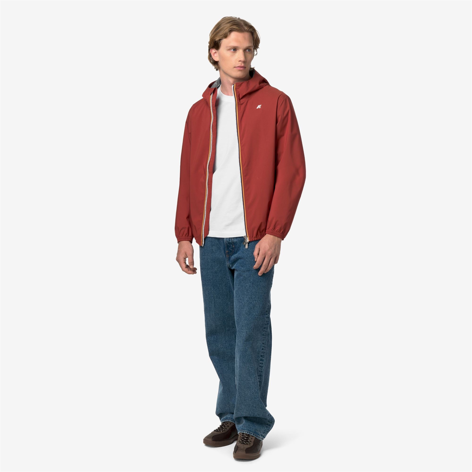 k-way-jack-stretch-dot-veste-courte-homme-red-dk-chili image 4