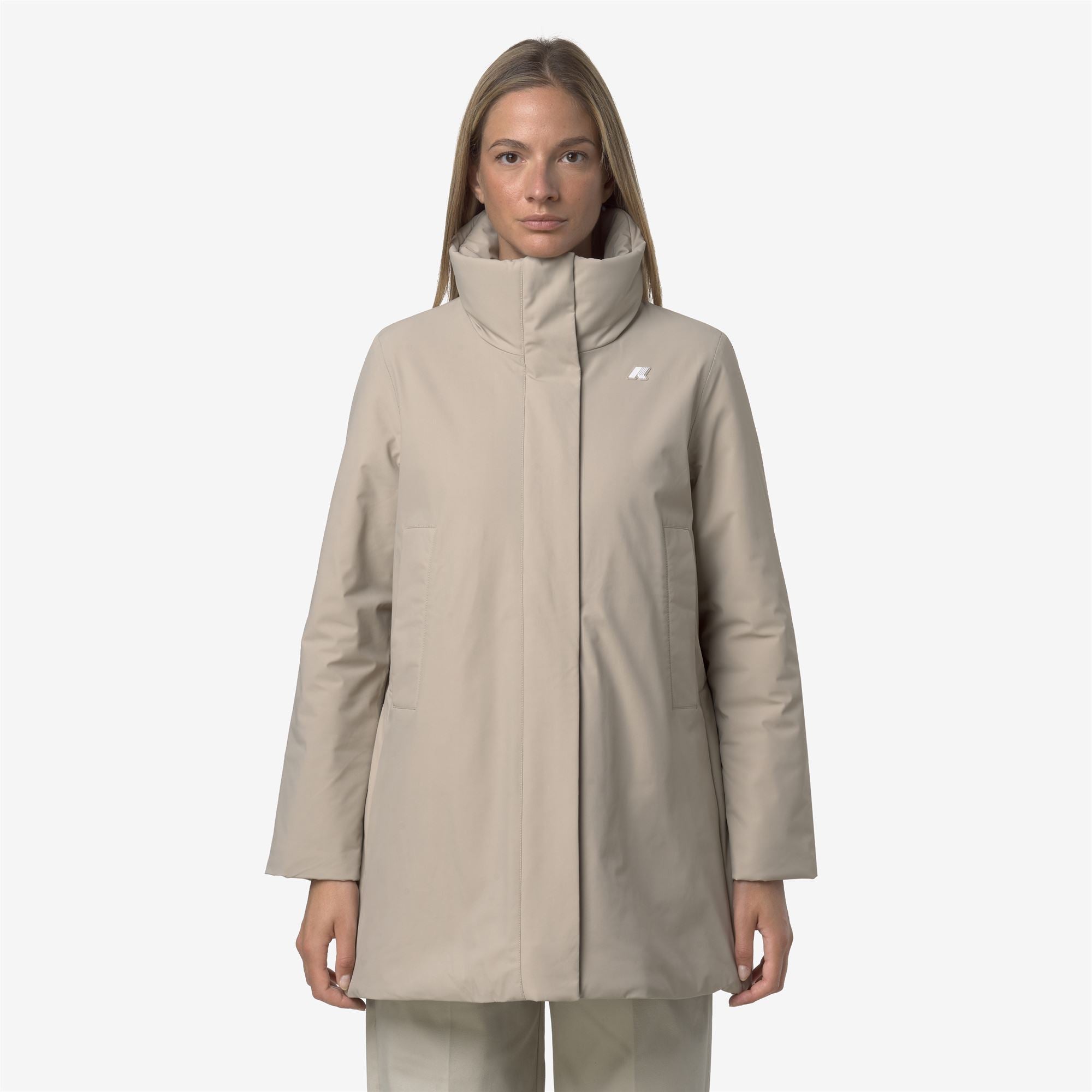 k-way-marla-st-warm-veste-3-4-femme-beige-cashmere image 6