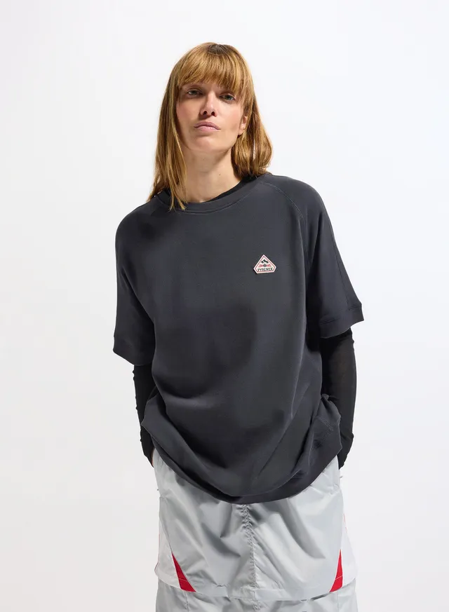 pyrenex-peak-t-shirt-pais-coton-bio-unisexe-bleu-fonc image 1