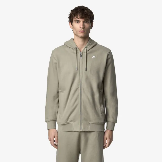k-way-anthony-heavy-fleece-polaire-veste-homme-green-oak image 1