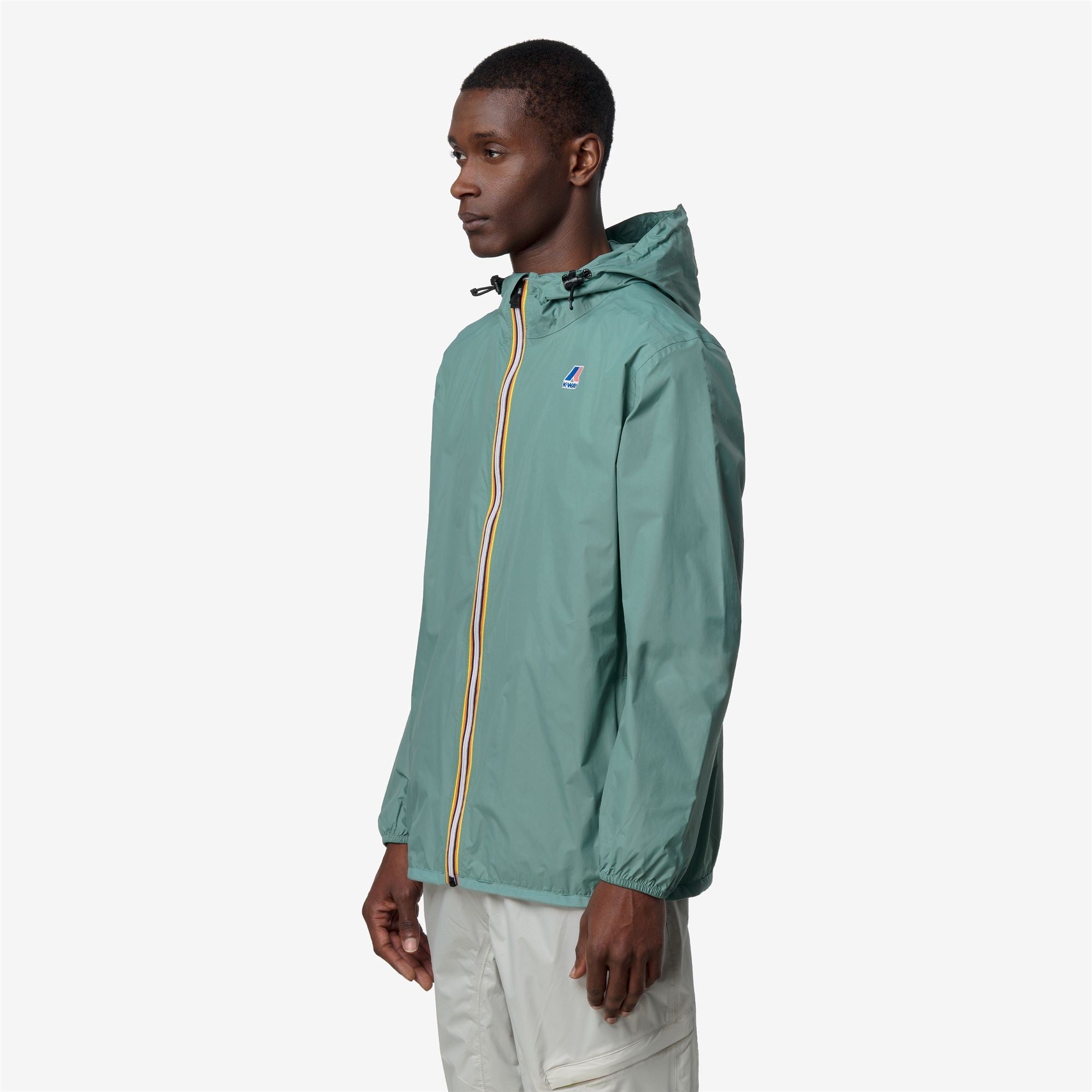 k-way-le-vrai-4-0-claude-veste-mi-longue-unisexe-green-mine image 3