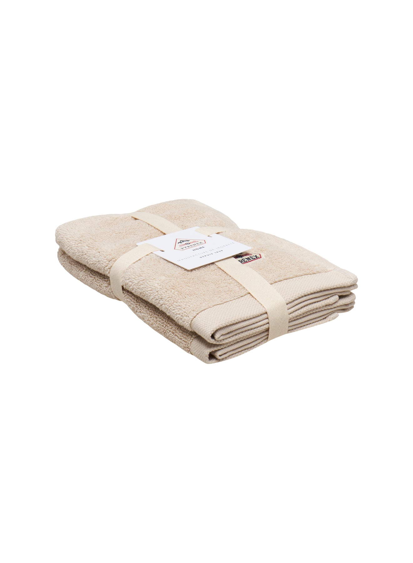 pyrenex-hana-set-de-2-serviettes-invit-s-cru-600-g-m2 image 5