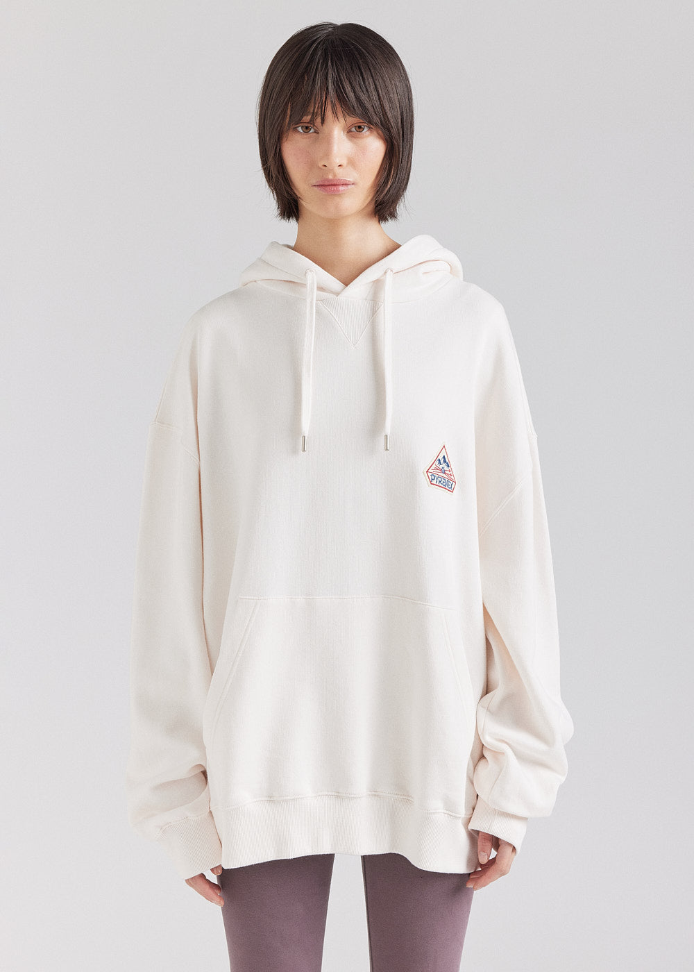 pyrenex-journey-sweat-capuche-unisexe-coton-bio-chalk image 1