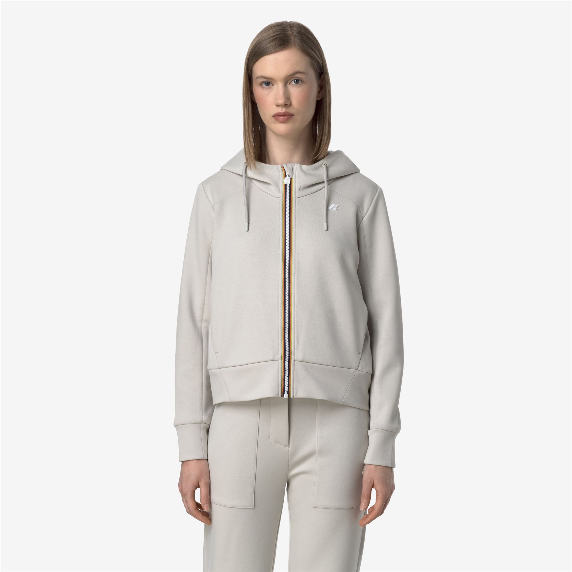 k-way-divine-light-spacer-veste-polaire-femme-beige-lt image 1