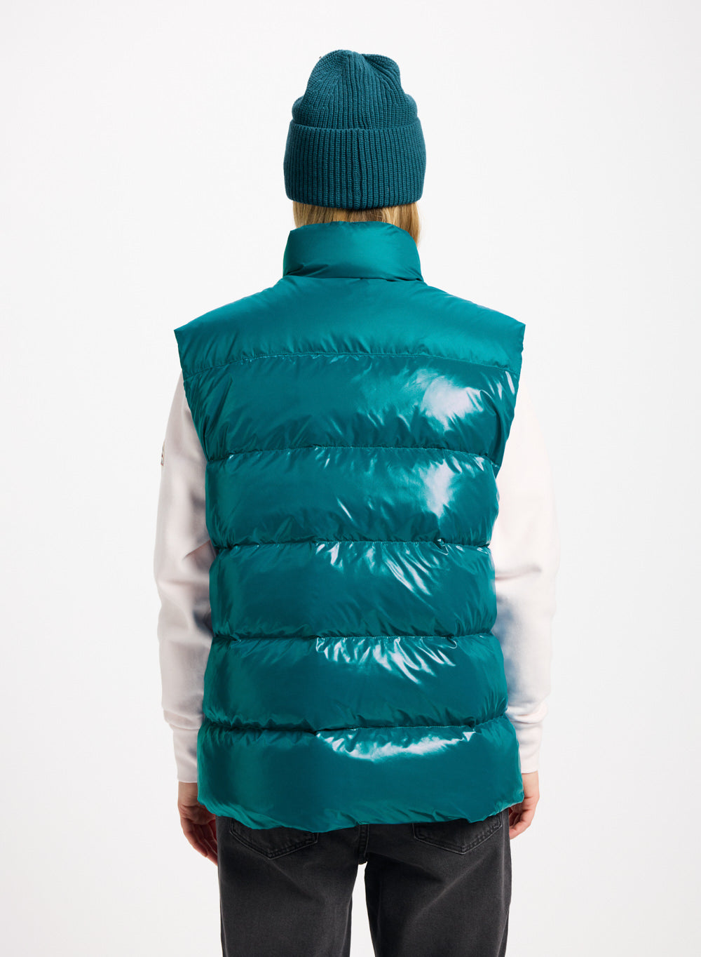 pyrenex-john-doudoune-sans-manche-unisexe-bleu-turquoise image 6