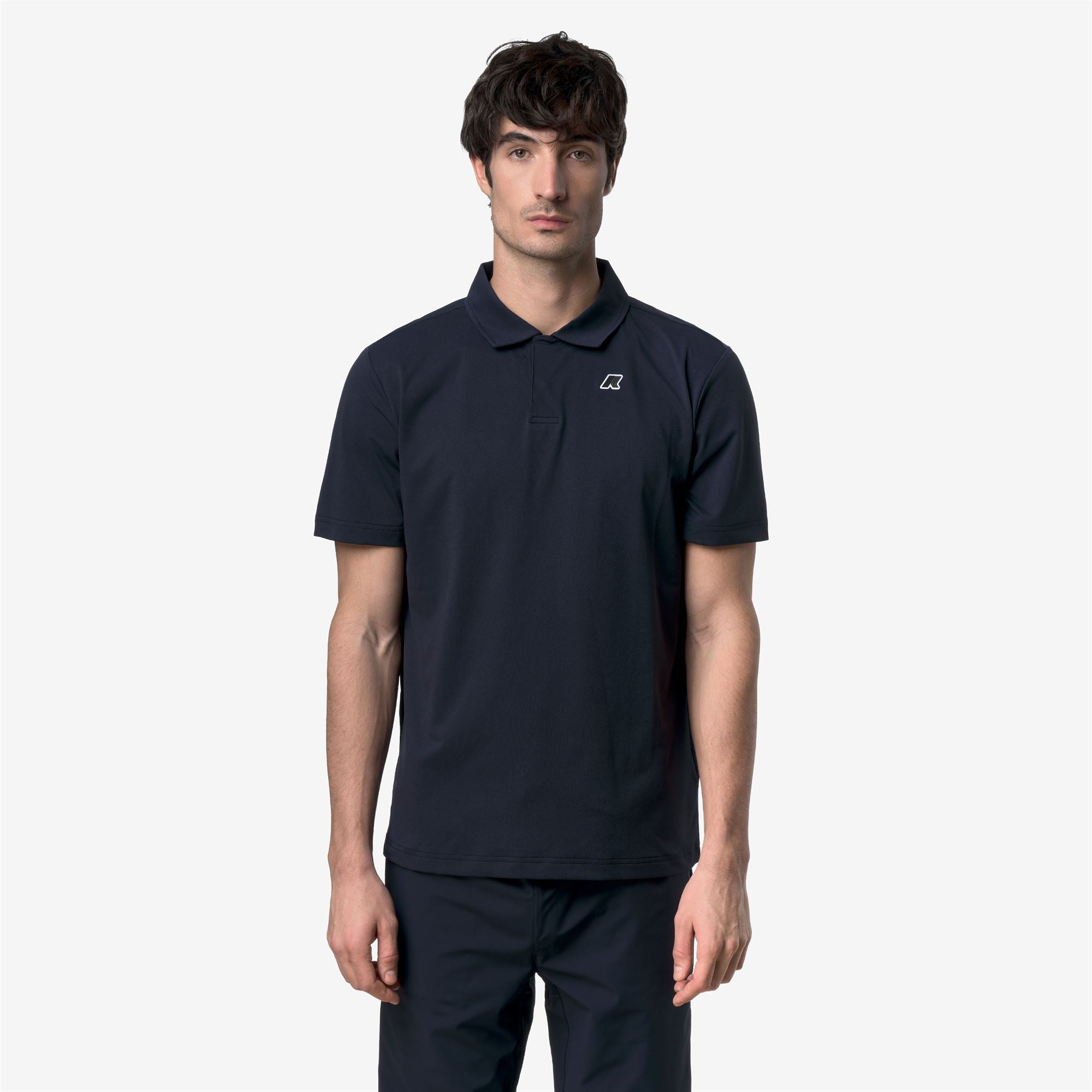 k-way-travel-polo-unisexe-blue-depth image 1