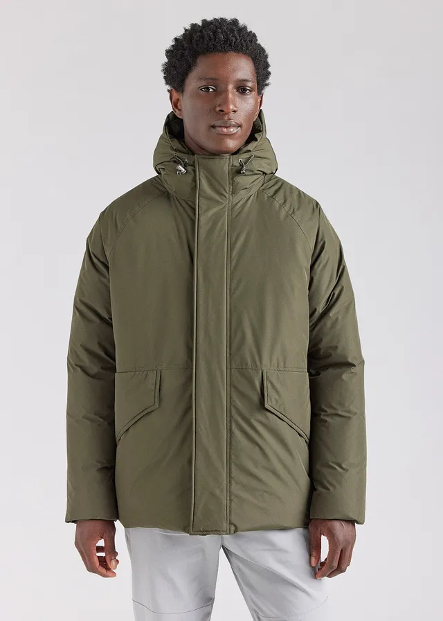 pyrenex-covert-parka-courte-homme-duvet-naturel-deep-khaki image 1