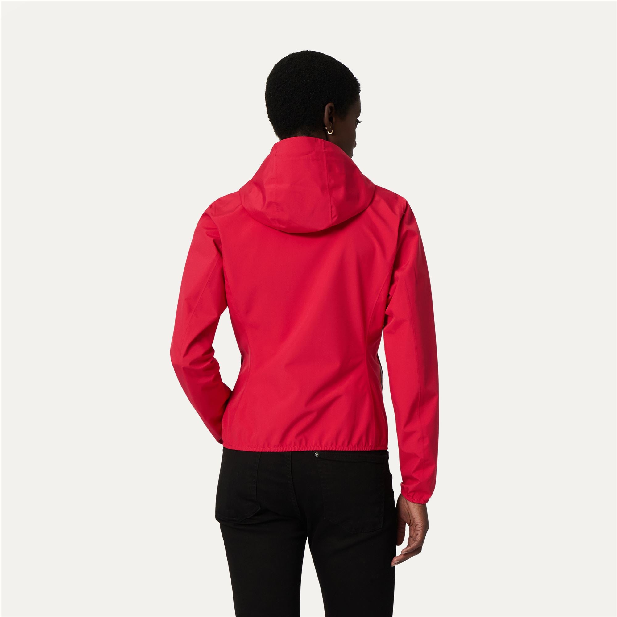 k-way-lil-stretch-dot-veste-courte-femme-red-berry image 3