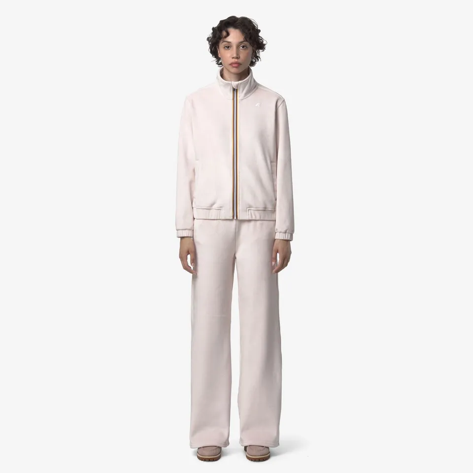 k-way-jenny-velour-polar-pantalon-de-sport-femme-rose-hushed image 1