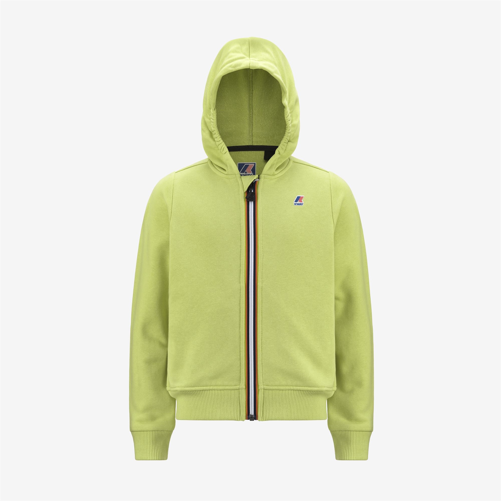 k-way-p-le-vrai-arnel-poly-cotton-veste-polaire-enfant-green-celery image 5