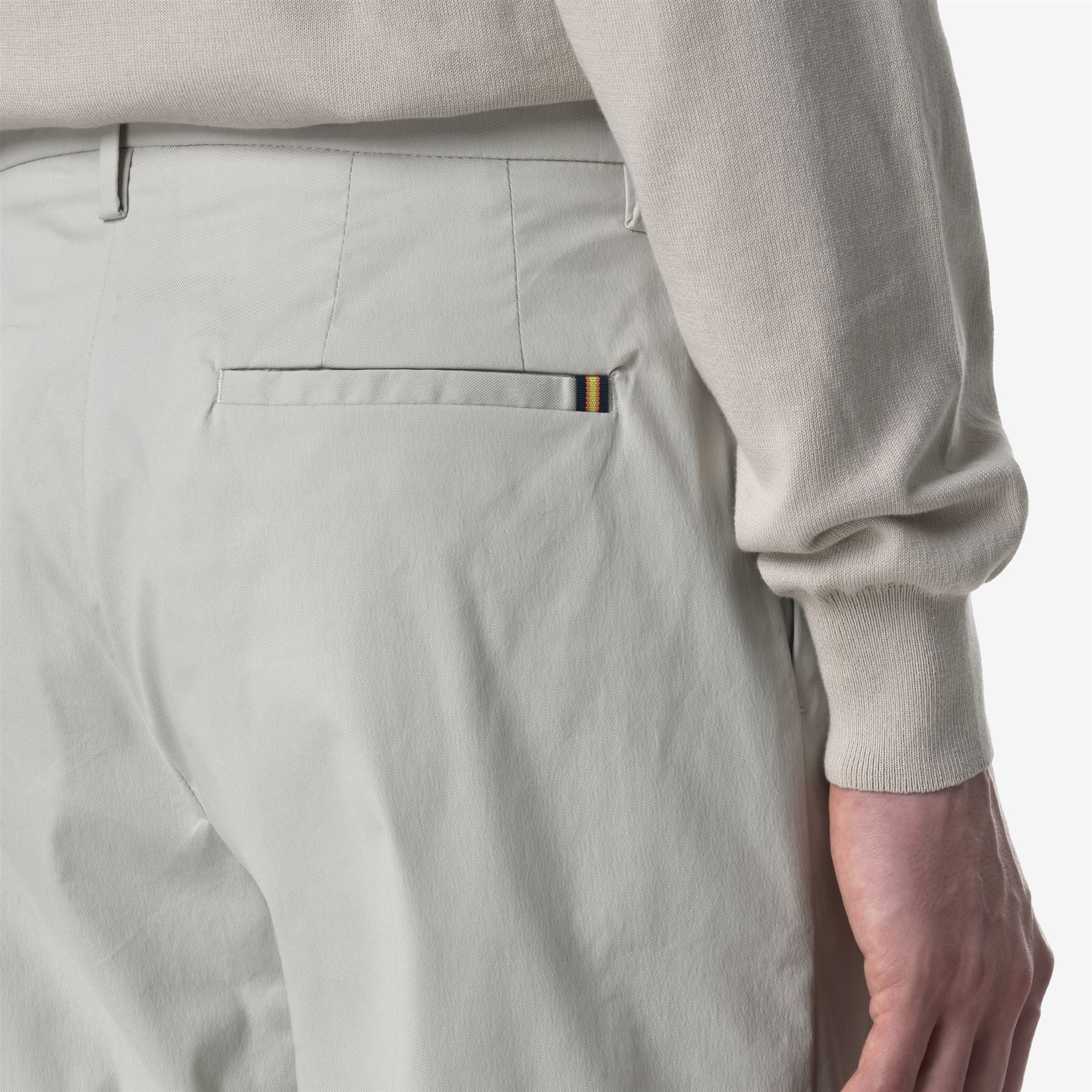 k-way-ralph-twill-tech-pantalon-chino-homme-beige-lt image 4