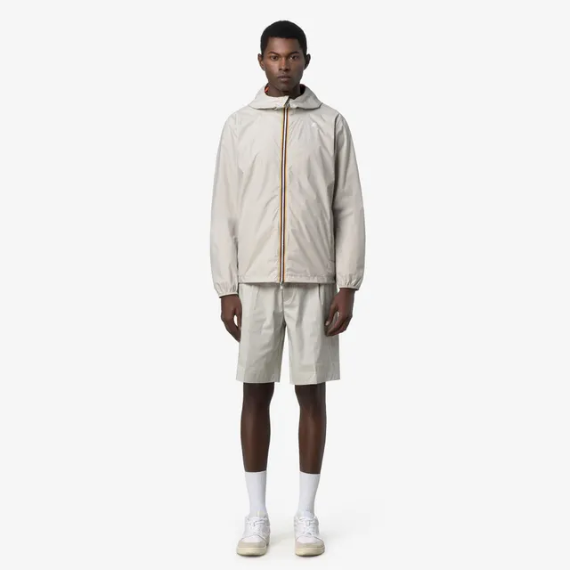 k-way-jake-plus-2-double-veste-courte-r-versible-homme-beige-lt-orange image 1