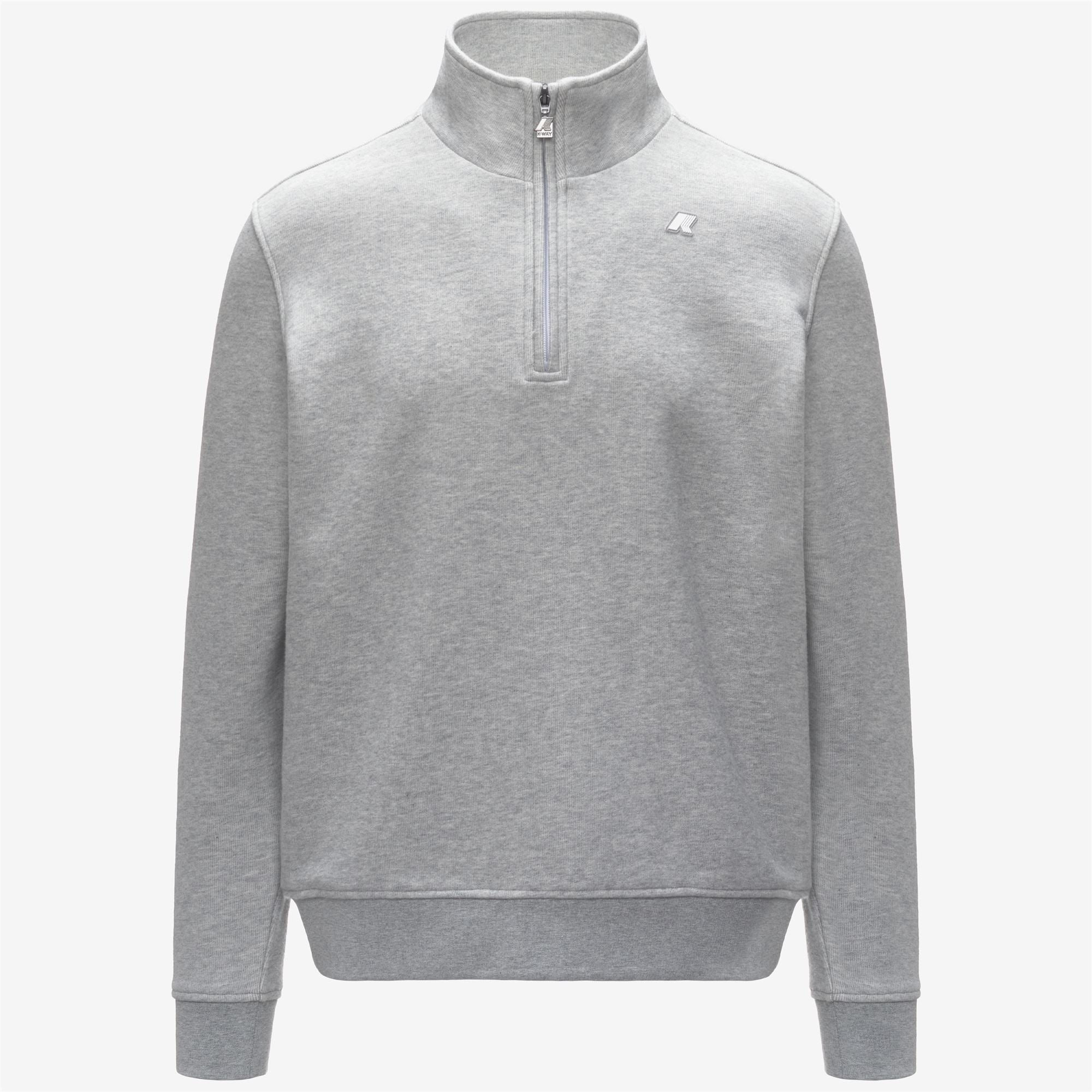 k-way-finnick-heavy-fleece-pull-over-homme-grey-mel image 5