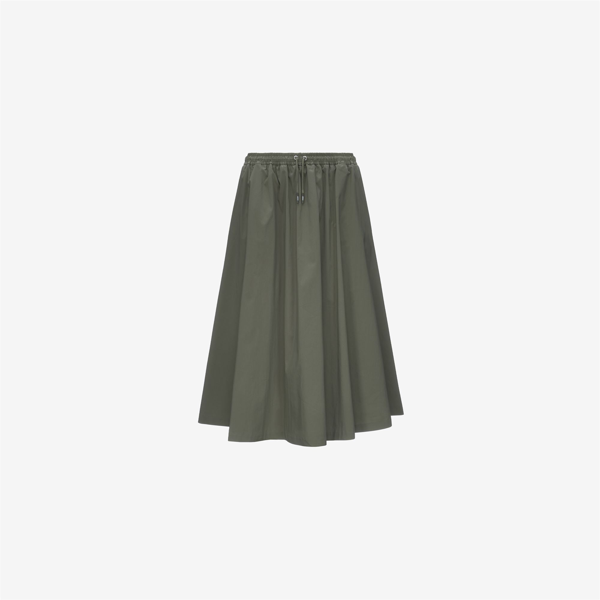 k-way-mosella-light-poplin-tech-jupe-longue-femme-green-lichen image 5