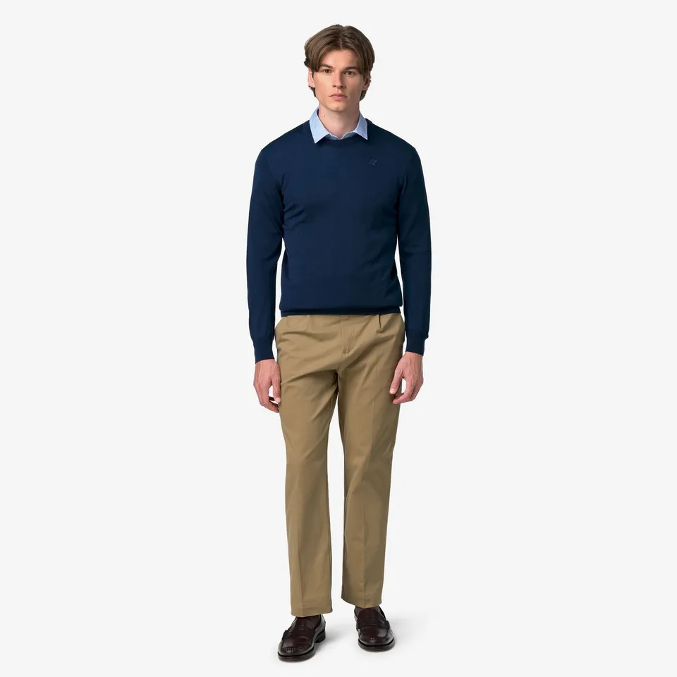 k-way-ralph-twill-tech-peach-pantalon-chino-homme-beige-khaki image 1