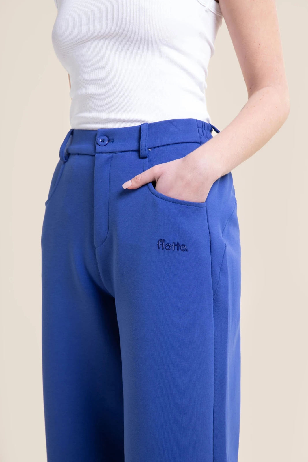 flotte-s-bastopol-pantalon-large-sportswear-bleu-roi-2 image 2