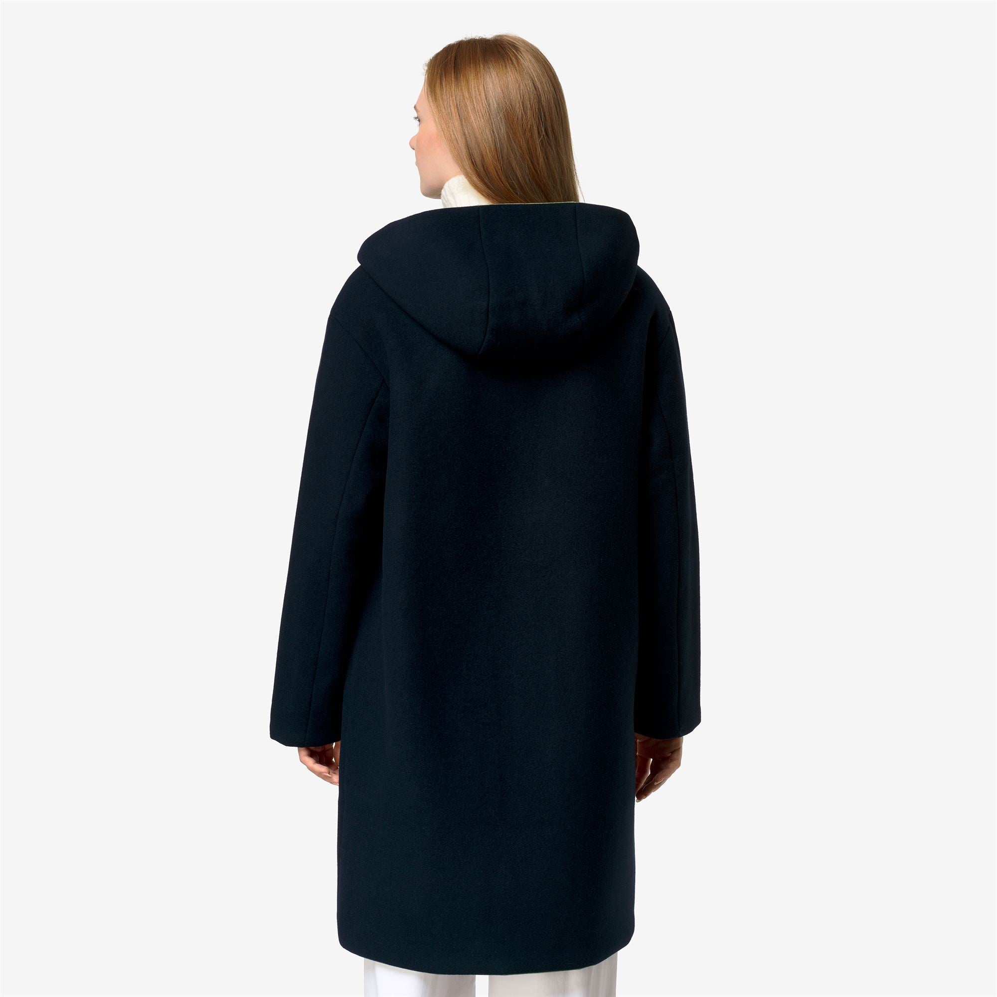 k-way-shala-wool-bonded-double-manteau-long-3-4-r-versible-femme-blue-depth-gree image 3