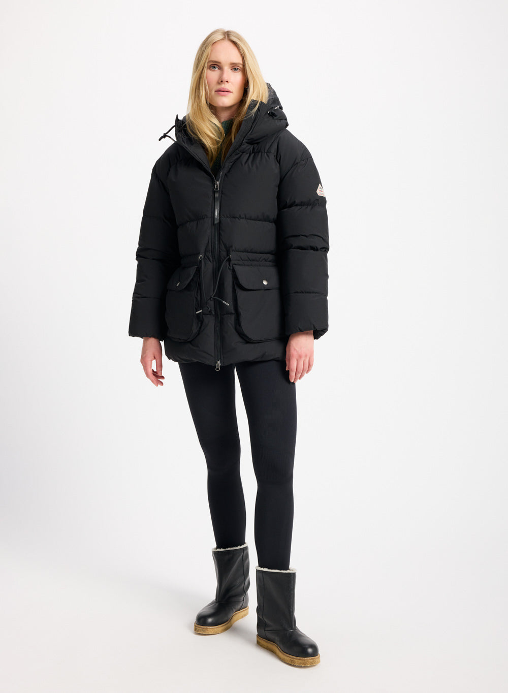 pyrenex-aule-doudoune-hiver-femme-noire-capuche-20-c image 2