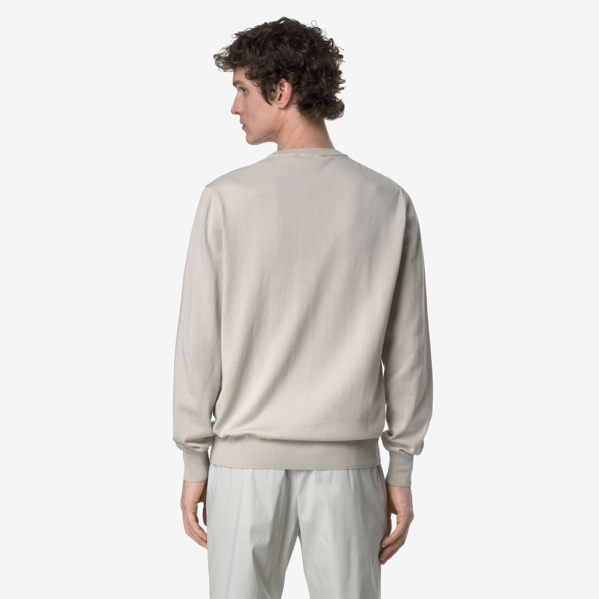 k-way-sebastien-cotton-ps-pull-over-homme-beige-lt image 3