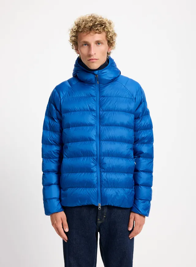 pyrenex-arial-doudoune-fine-capuche-homme-bleue image 1