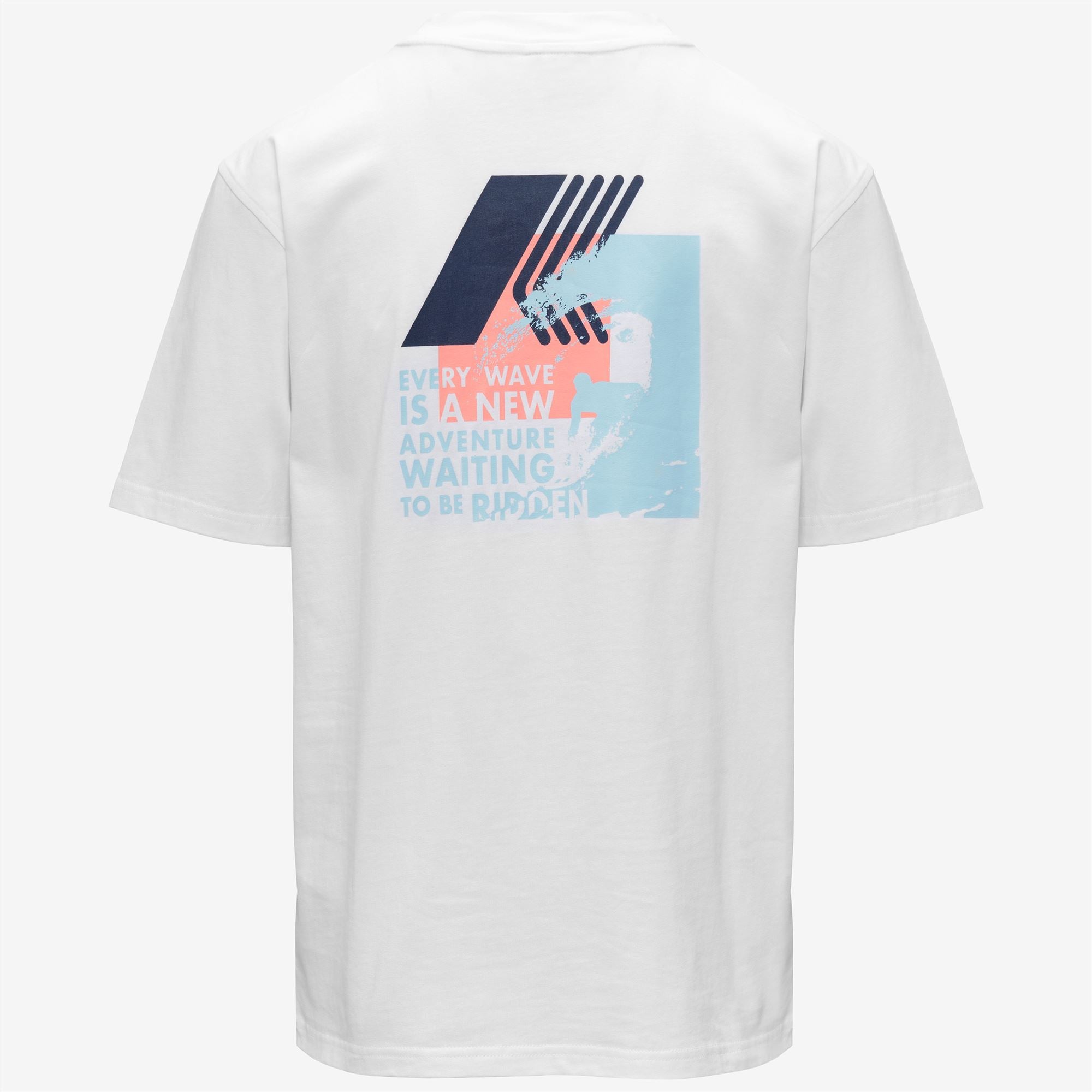 k-way-solo-jersey-wave-t-shirt-homme-white-white image 6