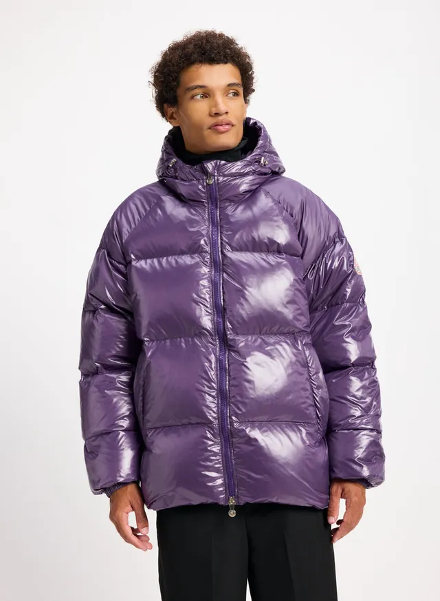 doudoune-unisexe-capuche-pyrenex-sten-violette image 1