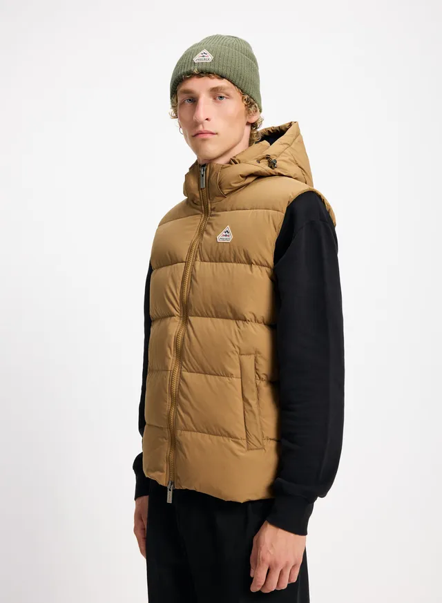 doudoune-sans-manche-pyrenex-spoutnic-capuche-amovible-cuivre image 1