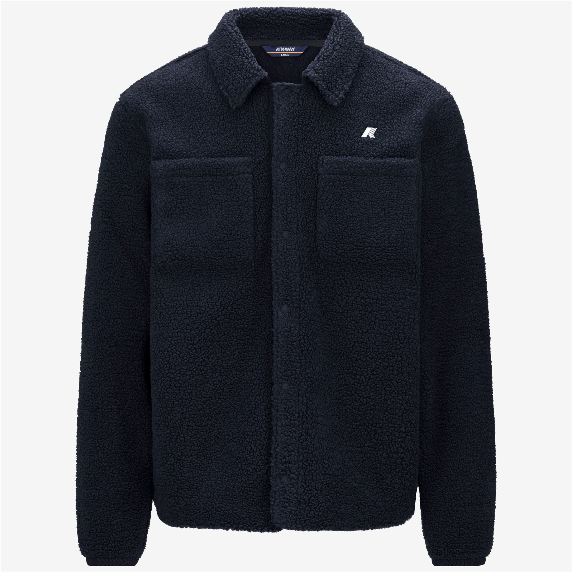 k-way-cameron-sherpa-polar-veste-polaire-homme-blue-depth image 5