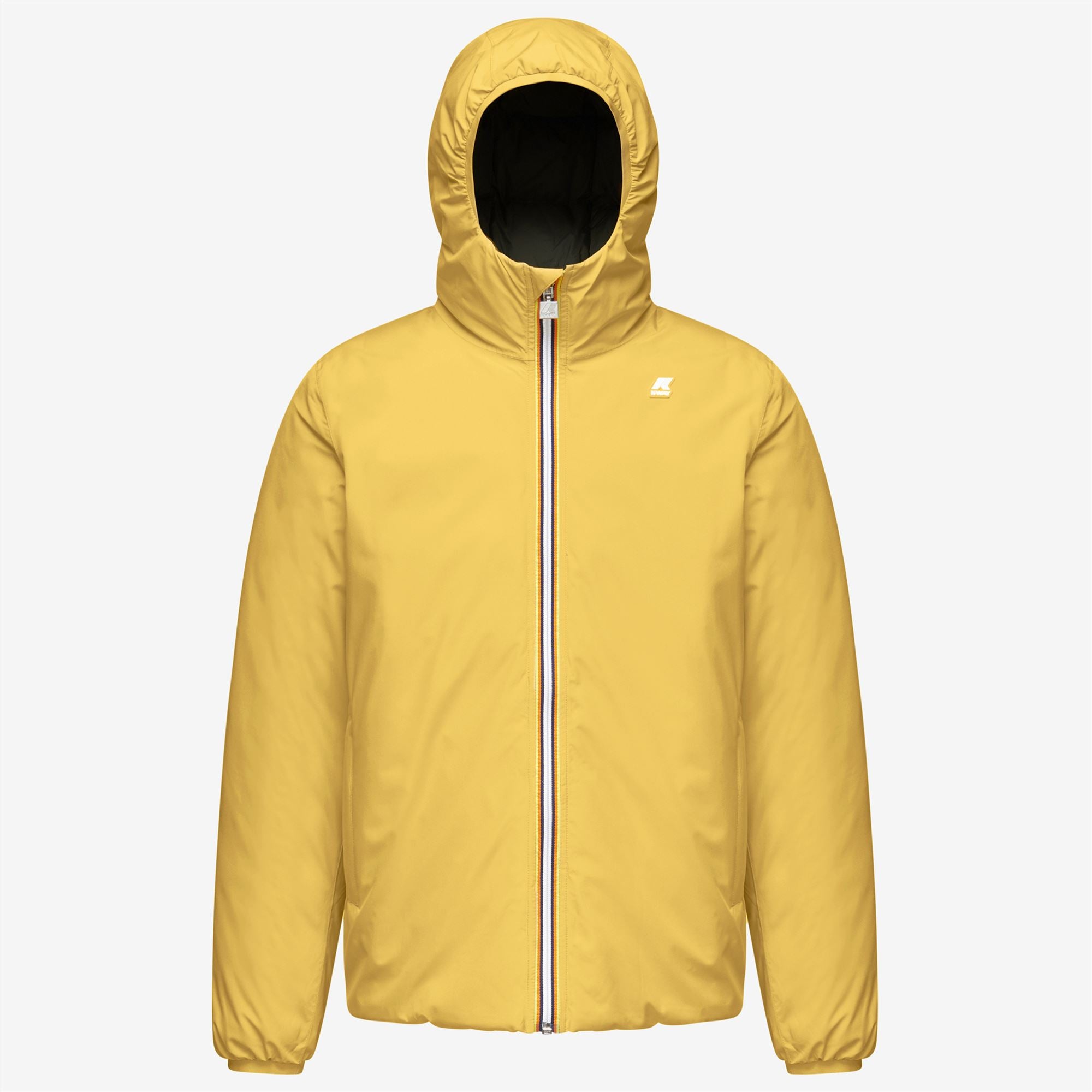k-way-jack-st-thermo-double-veste-court-homme-yellow-z-green-b image 5