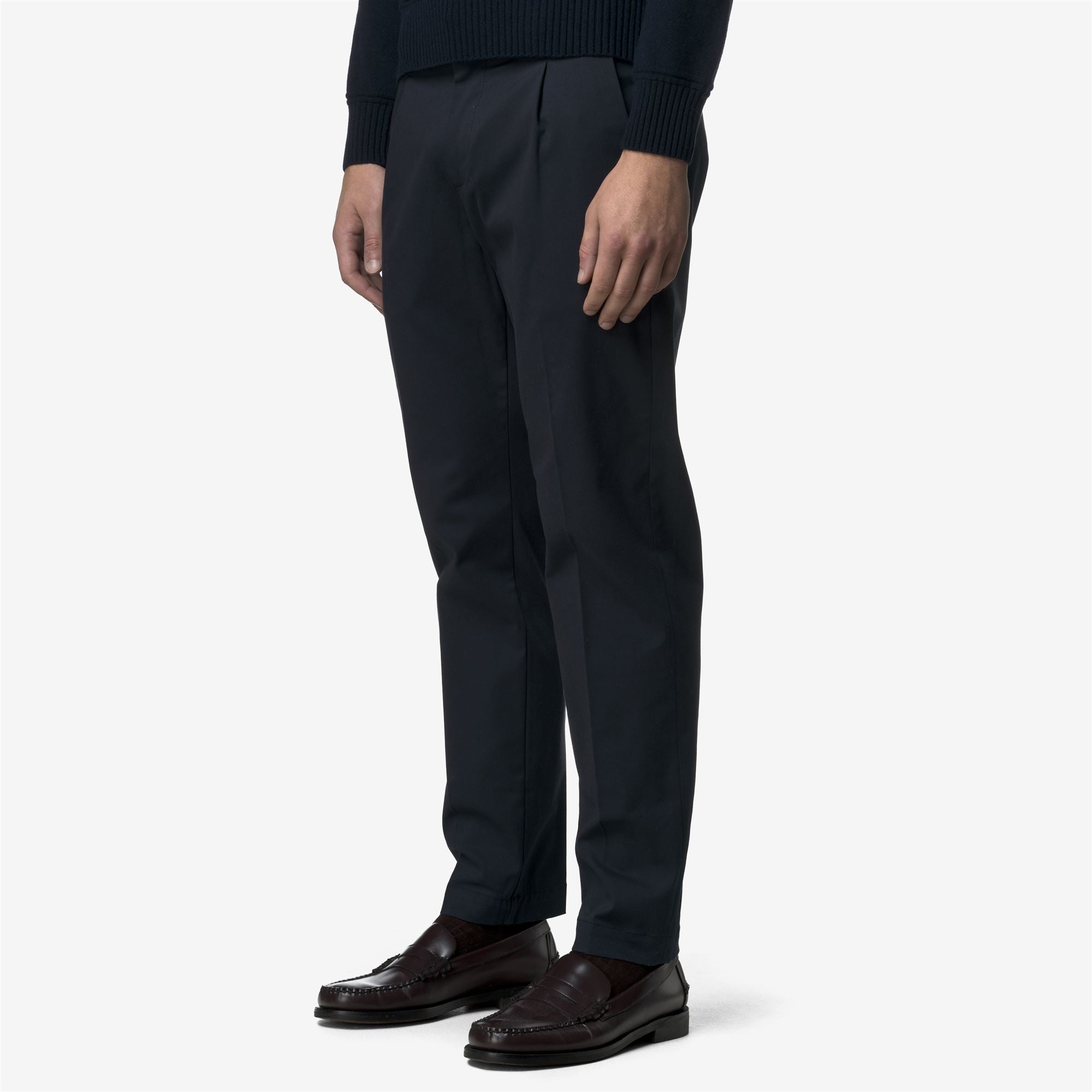 k-way-ailton-twill-tech-pantalon-chino-homme-blue-depth image 2