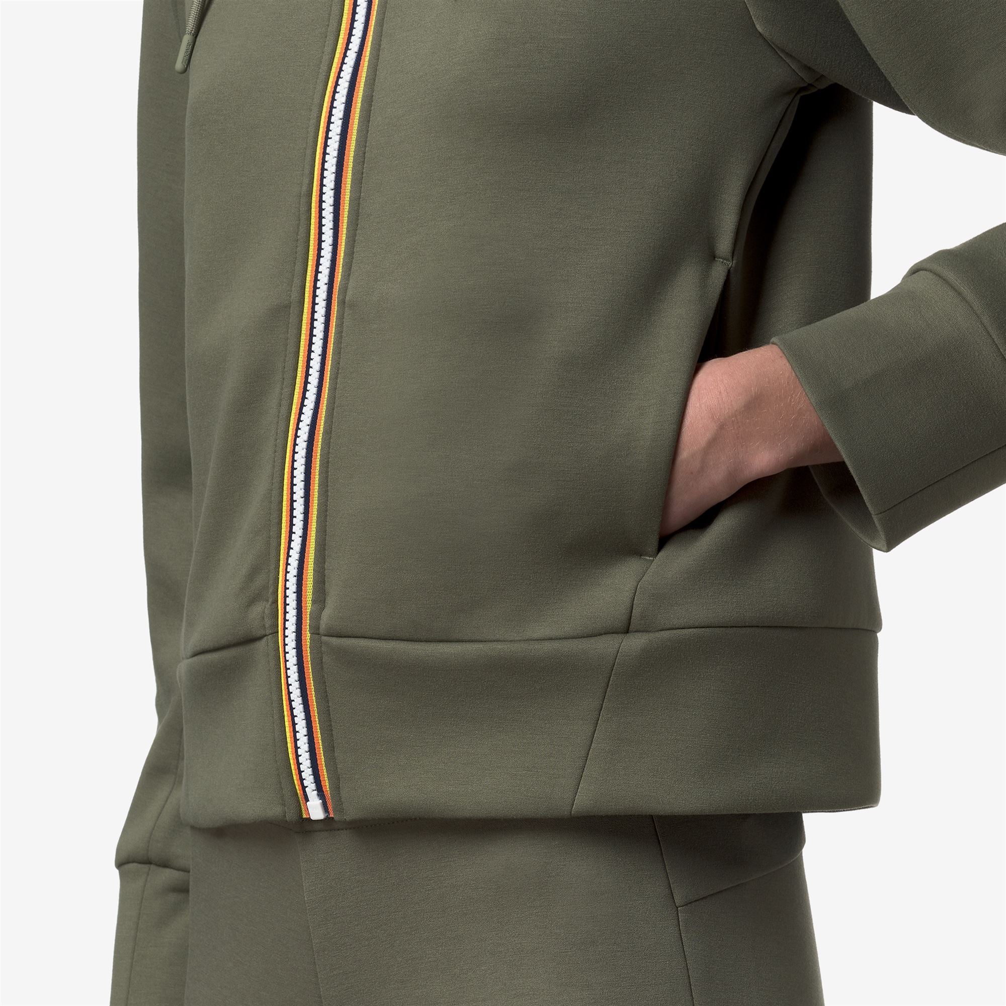 k-way-divine-light-spacer-veste-polaire-femme-green-lichen image 4