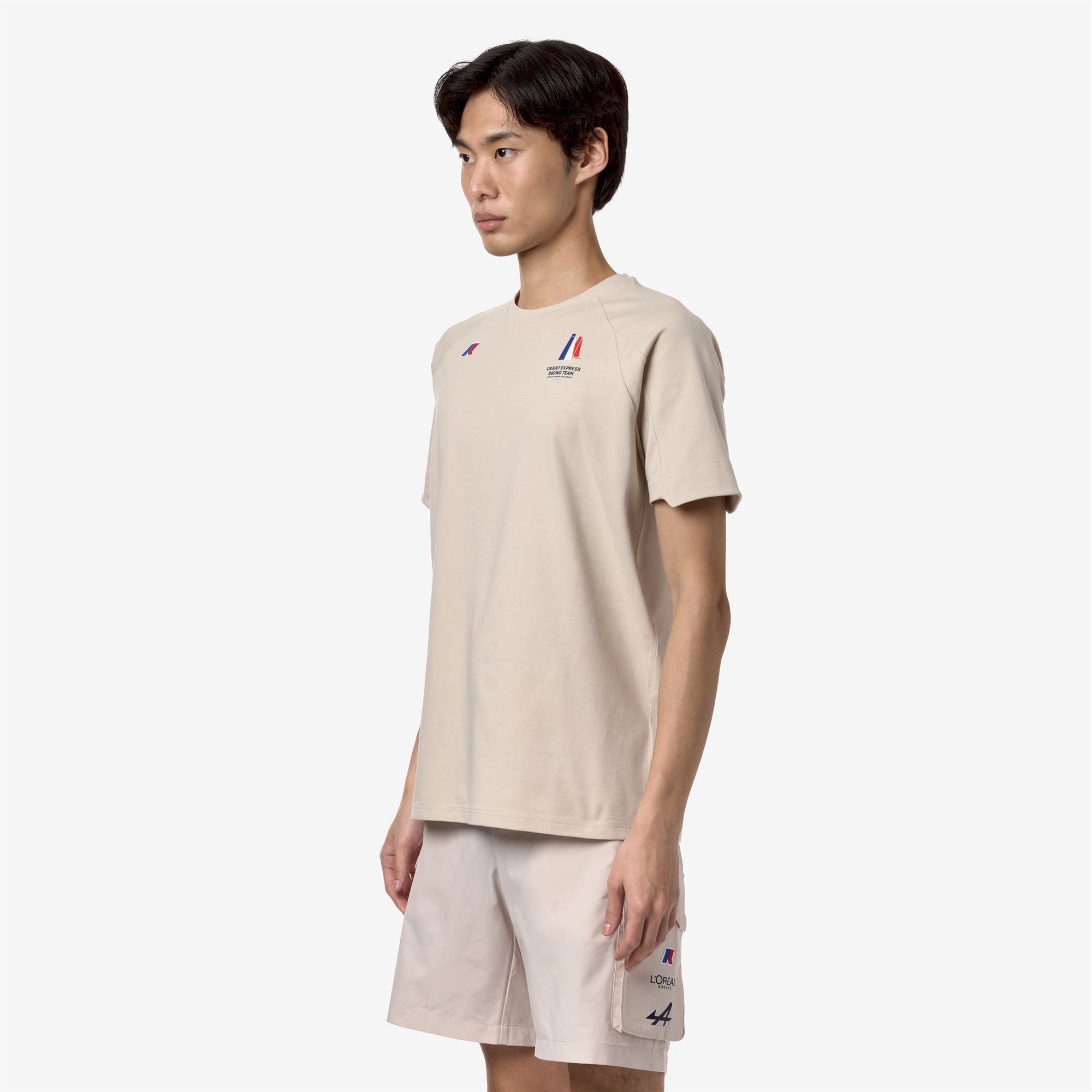 k-way-parot-orient-express-ac-t-shirt-unisexe-grey-vapor image 2