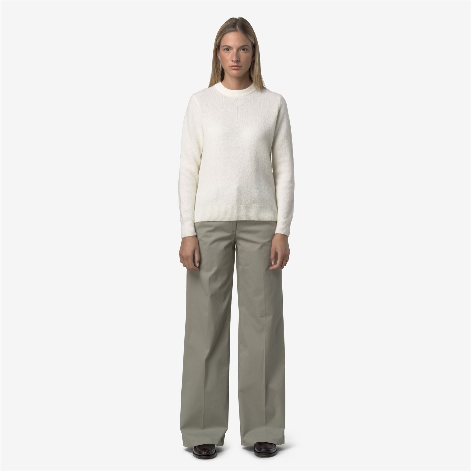 k-way-tyanne-twill-tech-peach-chino-femme-green-oak image 1