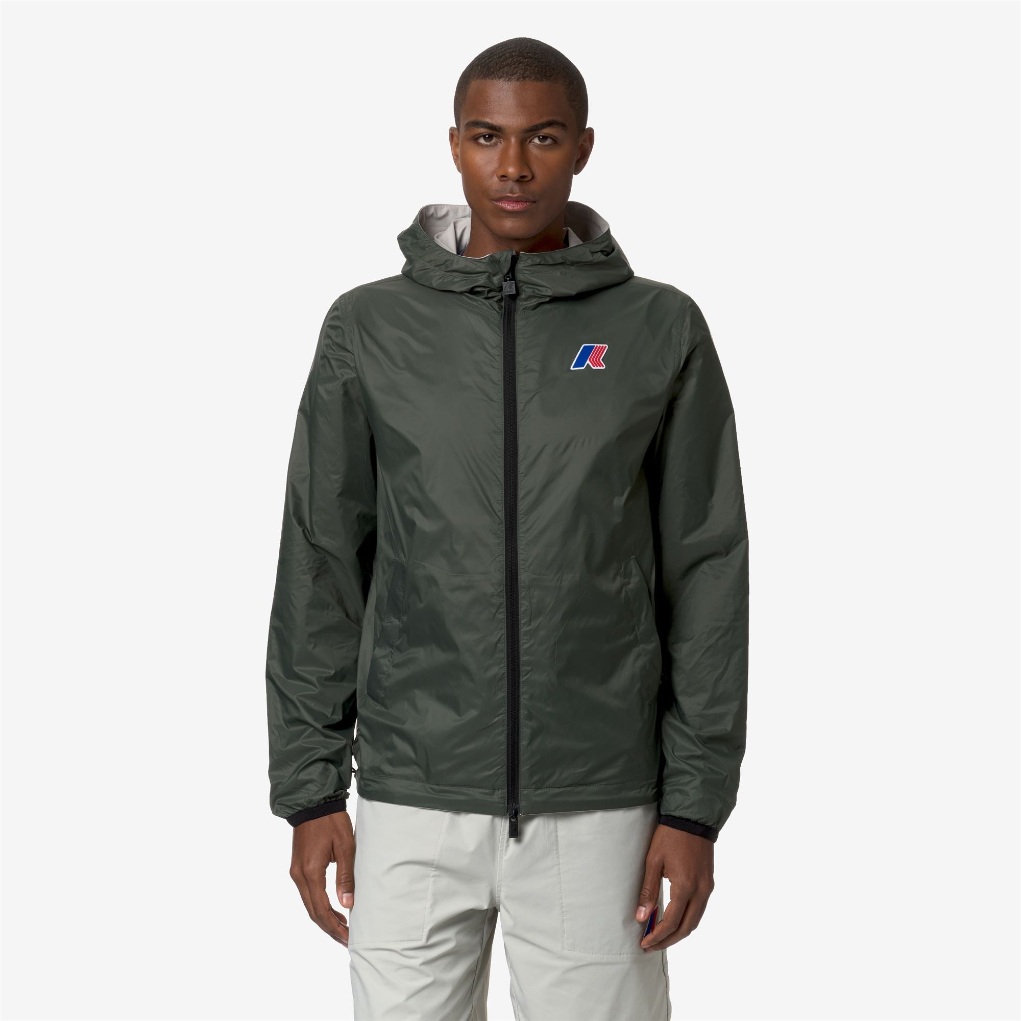 k-way-anthony-lf-veste-unisexe-beige-l-green-b image 4