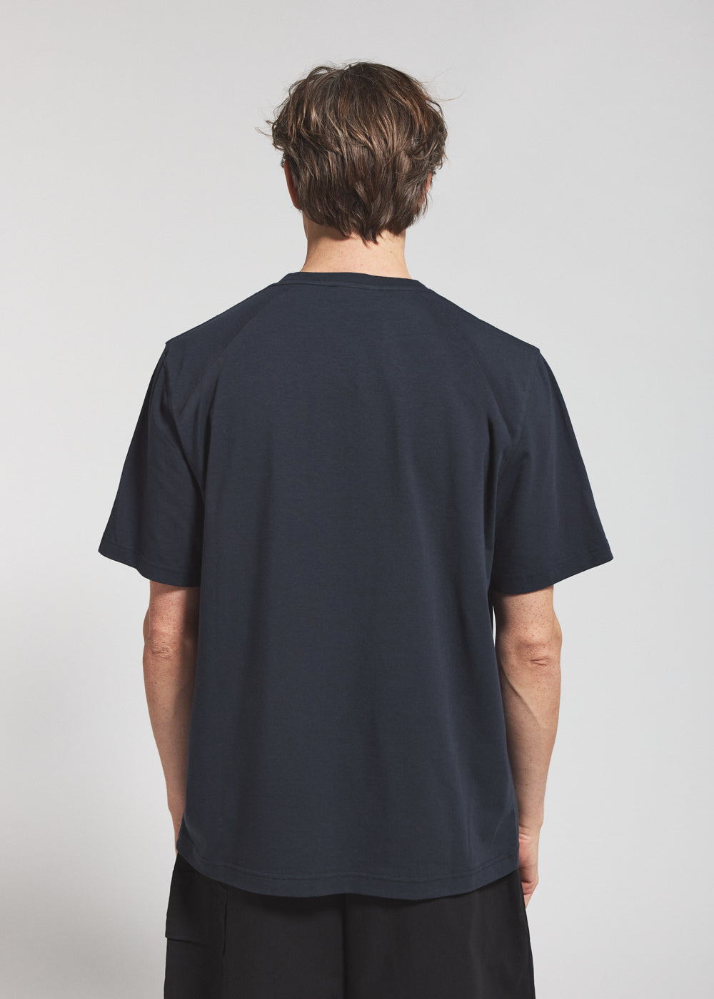 pyrenex-corto-t-shirt-unisexe-coton-biologique-bleu-marine image 3
