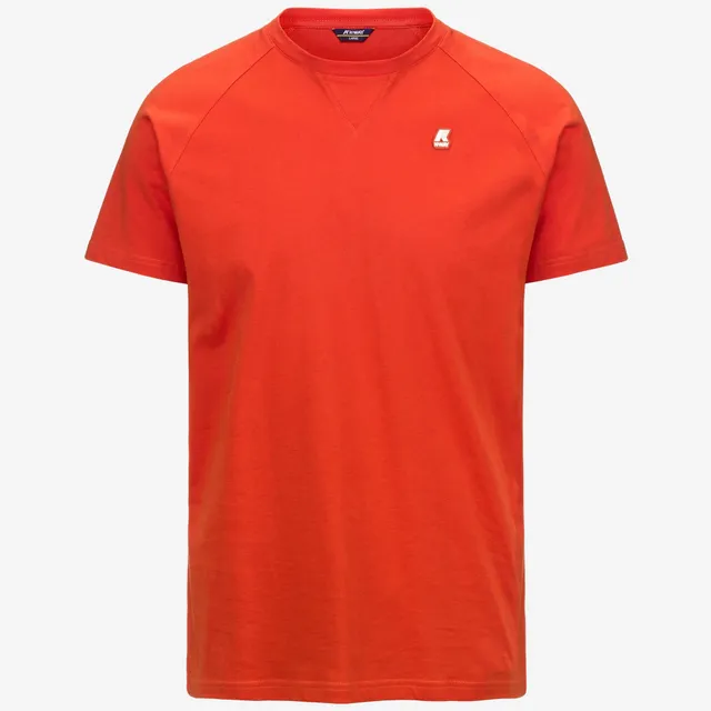 k-way-edwing-t-shirt-homme-orange-pumpkin image 1