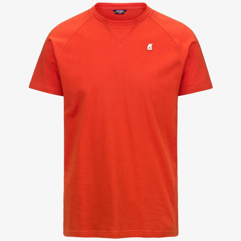 k-way-edwing-t-shirt-homme-orange-pumpkin image 1