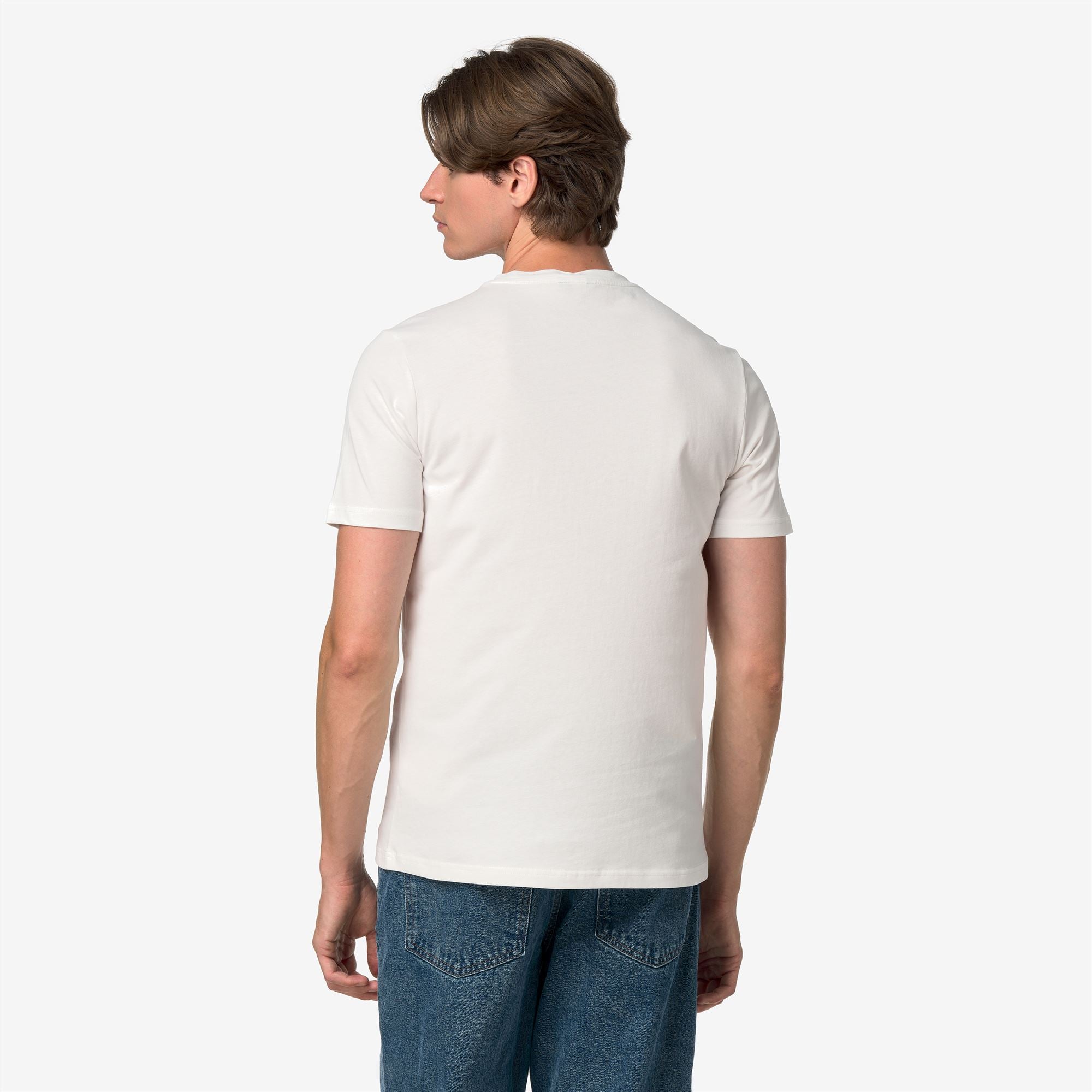 k-way-odom-jersey-peach-t-shirt-homme-white-natural image 3