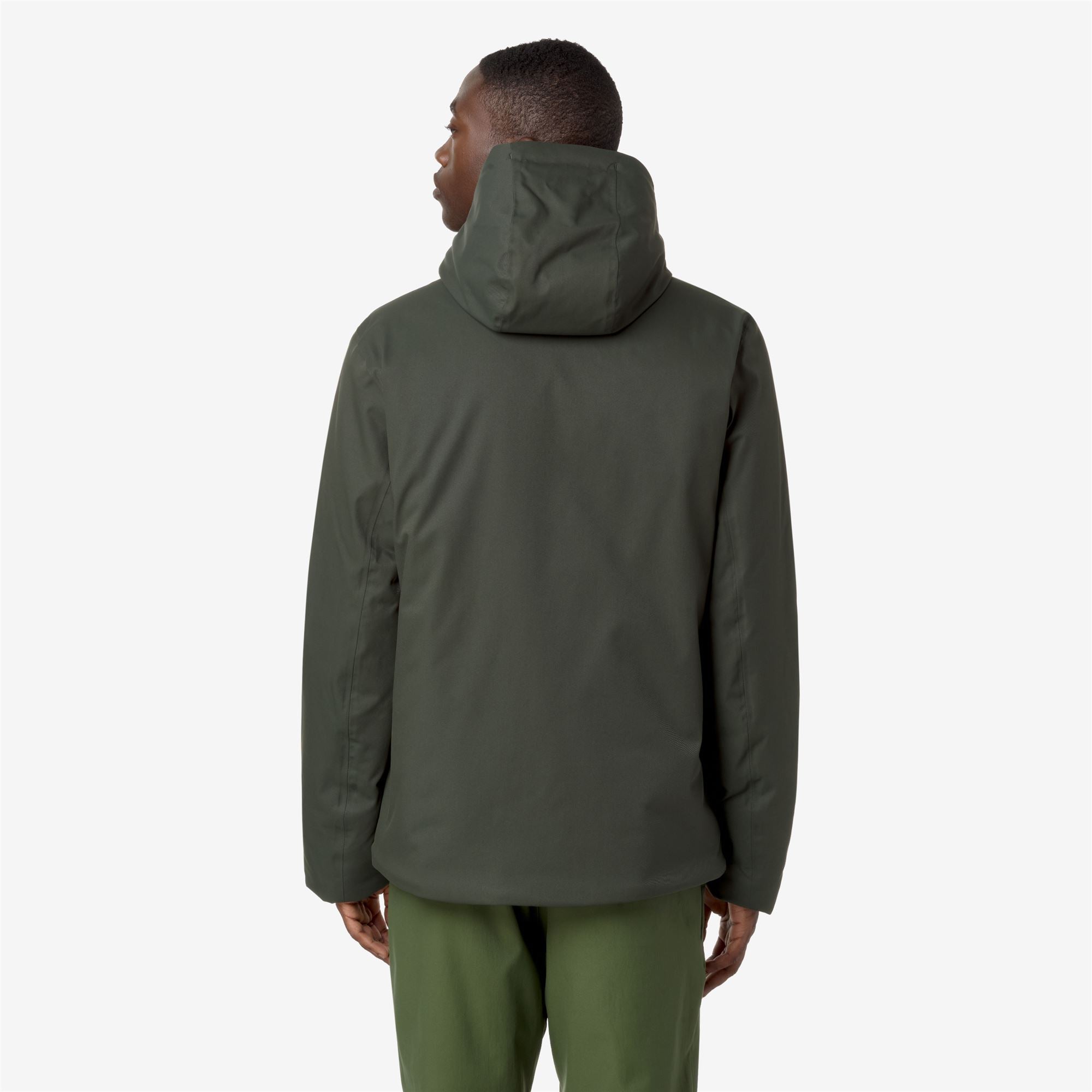 k-way-jacko-twill-marmotta-veste-courte-homme-green-b-blue-a image 3
