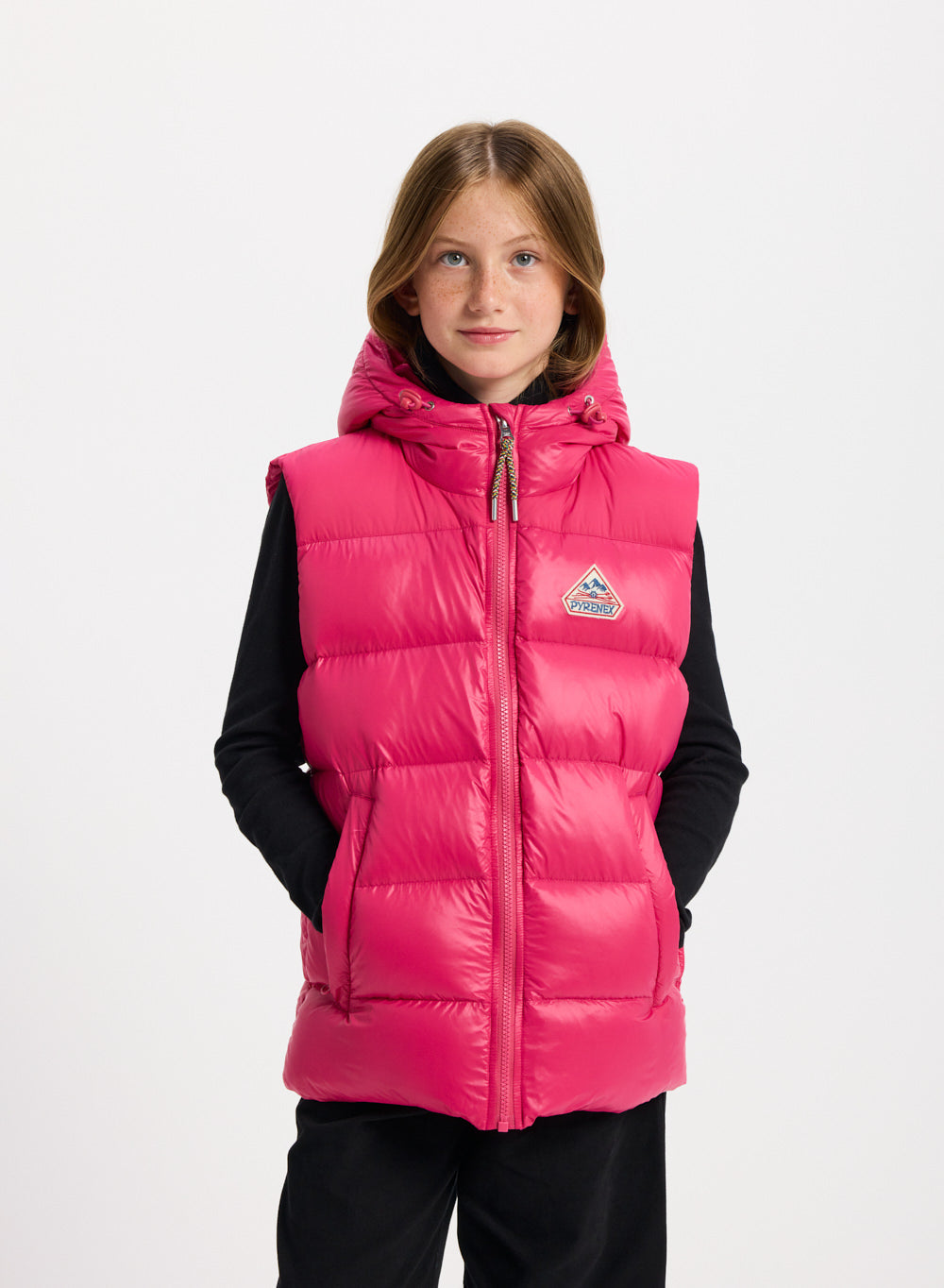 pyrenex-doudoune-sans-manches-enfant-john-fuchsia image 2